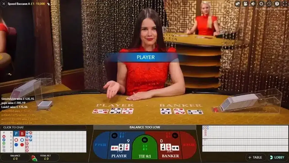 Baccarat live
